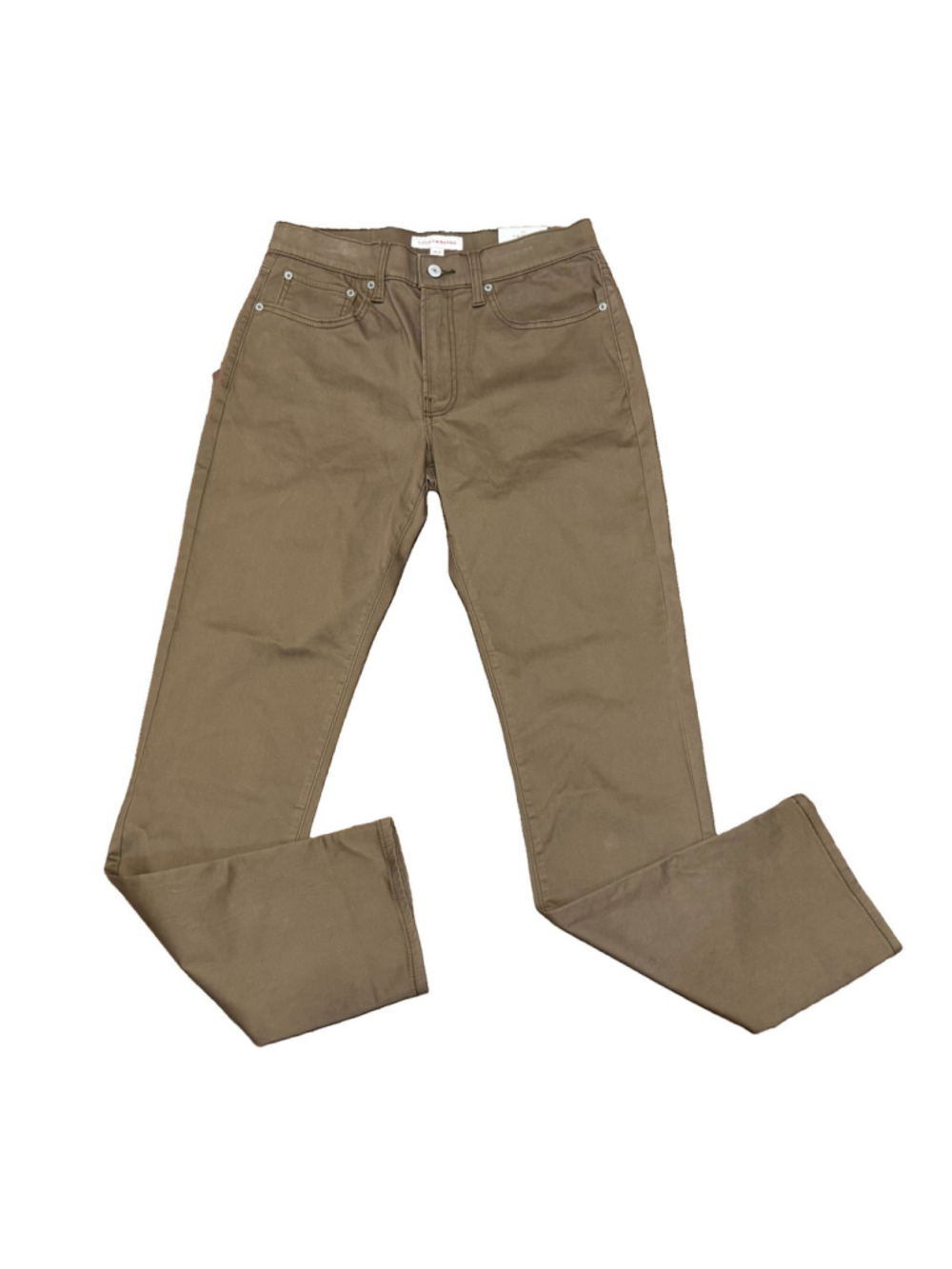 NWT Lucky Brand 121 Slim Straight Pants Size:30x32 Chino Brown Stretch MSRP:$99
